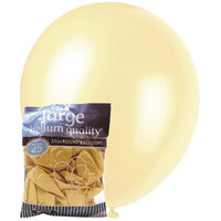 Cream - 25 X 30Cm (12inch) Pearl Balloons