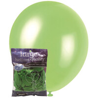 Lime Green - 25 X 30Cm (12inch) Pearl Balloons