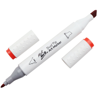 Mont Mart Dual Tip Alcohol Art Marker - Vermilion R1