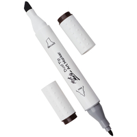Mont Mart Dual Tip Alcohol Art Marker - Van Dyke Brown E7