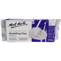 Mm Air Hardening Modelling Clay - White 500G