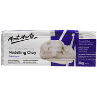 Mm Air Hardening Modelling Clay - White 2Kg