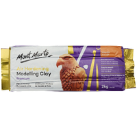 Mm Air Hardening Modelling Clay - Terracotta 2Kg