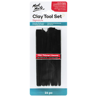 Mm Plastic Clay Tool Set 14Pc