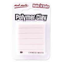 Mm Make N Bake Polymer Clay 60G - Chinese White