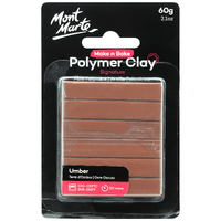 Mm Make N Bake Polymer Clay 60G - Umber
