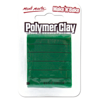 Mm Make N Bake Polymer Clay 60G - Basic Green
