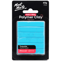 Mm Make N Bake Polymer Clay 60G - Turquoise