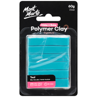 Mm Make N Bake Polymer Clay 60G - Teal