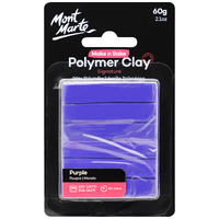 Mm Make N Bake Polymer Clay 60G - Purple