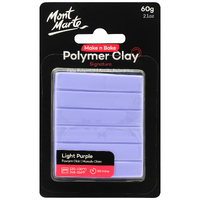 Mm Make N Bake Polymer Clay 60G - Light Purple