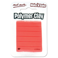 Mm Make N Bake Polymer Clay 60G - Coral