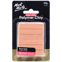 Mm Make N Bake Polymer Clay 60G - Rose Gold