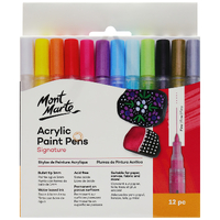 Mm Acrylic Paint Pens Fine Tip 12Pc