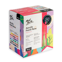Mont Marte Acrylic Paint Pens Broad Tip 48Pc
