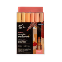 Mont Marte Portrait Acrylic Paint Pens Broad Tip 12Pc