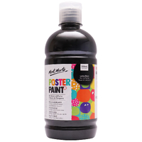 Mm Poster Paint 500Ml - Lamp Black