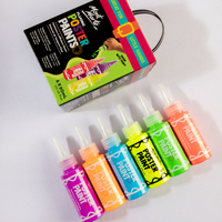 Mont Marte Fluoro Poster Paint Set 6Pc X 60Ml