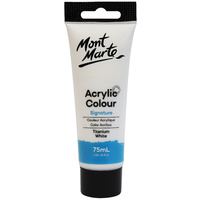 Mm Acrylic Colour Paint 75Ml - Titanium White