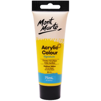 Mm Acrylic Colour Paint 75Ml - Medium Yellow