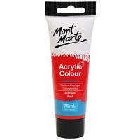 Mm Acrylic Colour Paint 75Ml - Brilliant Red