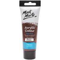 Mm Acrylic Colour Paint 75Ml - Burnt Umber