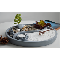 MINI ZEN GARDEN DECO 29 X 29 X 7CM