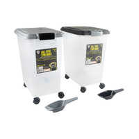 40L DOG FOOD CONTAINER W/SCOOP