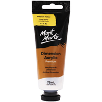 Mm Dimension Acrylic 75Mls - Medium Yellow