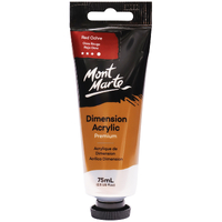 Mm Dimension Acrylic 75Mls - Red Ochre