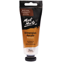 Mm Dimension Acrylic 75Mls - Burnt Umber