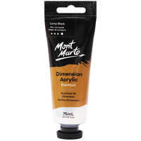 Mm Dimension Acrylic 75Mls - Lamp Black