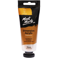 Mm Dimension Acrylic 75Mls - Gold