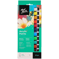 Mm Acrylic Paint Set 12Pc X 12Ml