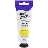 Mm Satin Acrylic 75Ml - Cadmium Yellow