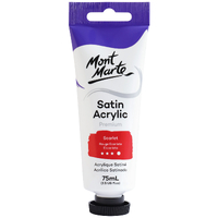 Mm Satin Acrylic 75Ml - Scarlet