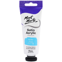 Mm Satin Acrylic 75Ml - Sky Blue