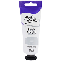 Mm Satin Acrylic 75Ml - Silver