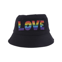 RAINBOW LOVE BUCKET HAT