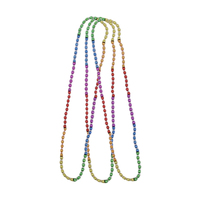 3PK RAINBOW BEAD NECKLACE