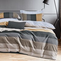 QB MITCHELL QUILT COVER SET ODYSSEY LIVING