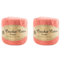 50Gram Peach Crochet Cotton Ball