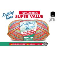 Knitting Yarn 8 Ply 100G Jewl