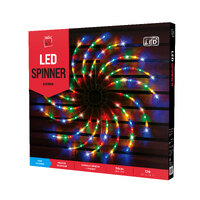 LED SPINNER LIGHT 50cm 128pc MULTI