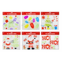 Window Gel Clings 29x25cm Asst