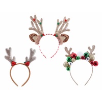 Headband Christmas Antler Asst