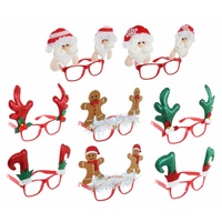 Christmas Glasses Pop Up Deco Asst