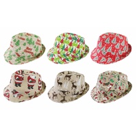 Christmas Vintage Trilby Asst