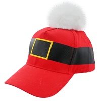 Santa Claus Baseball Hat Super Pom-Pom