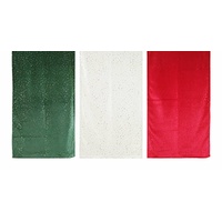 Runner Velveteen Foil Stars 180cm Asst